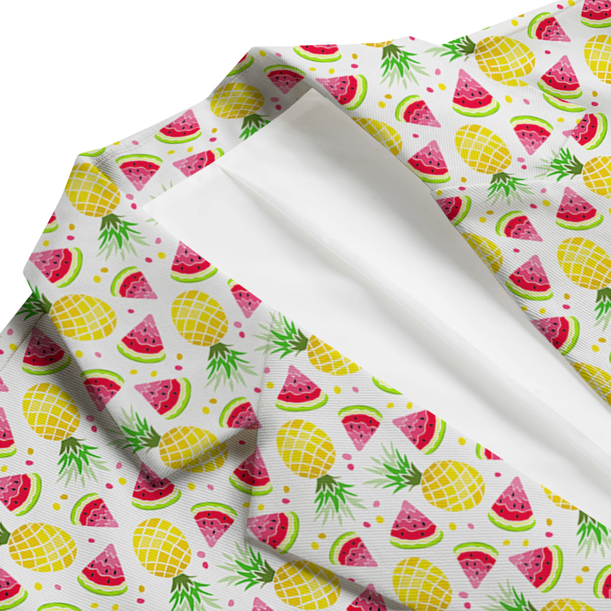 Watermelon Cute Pineapple Print Pattern Men's Blazer-grizzshop