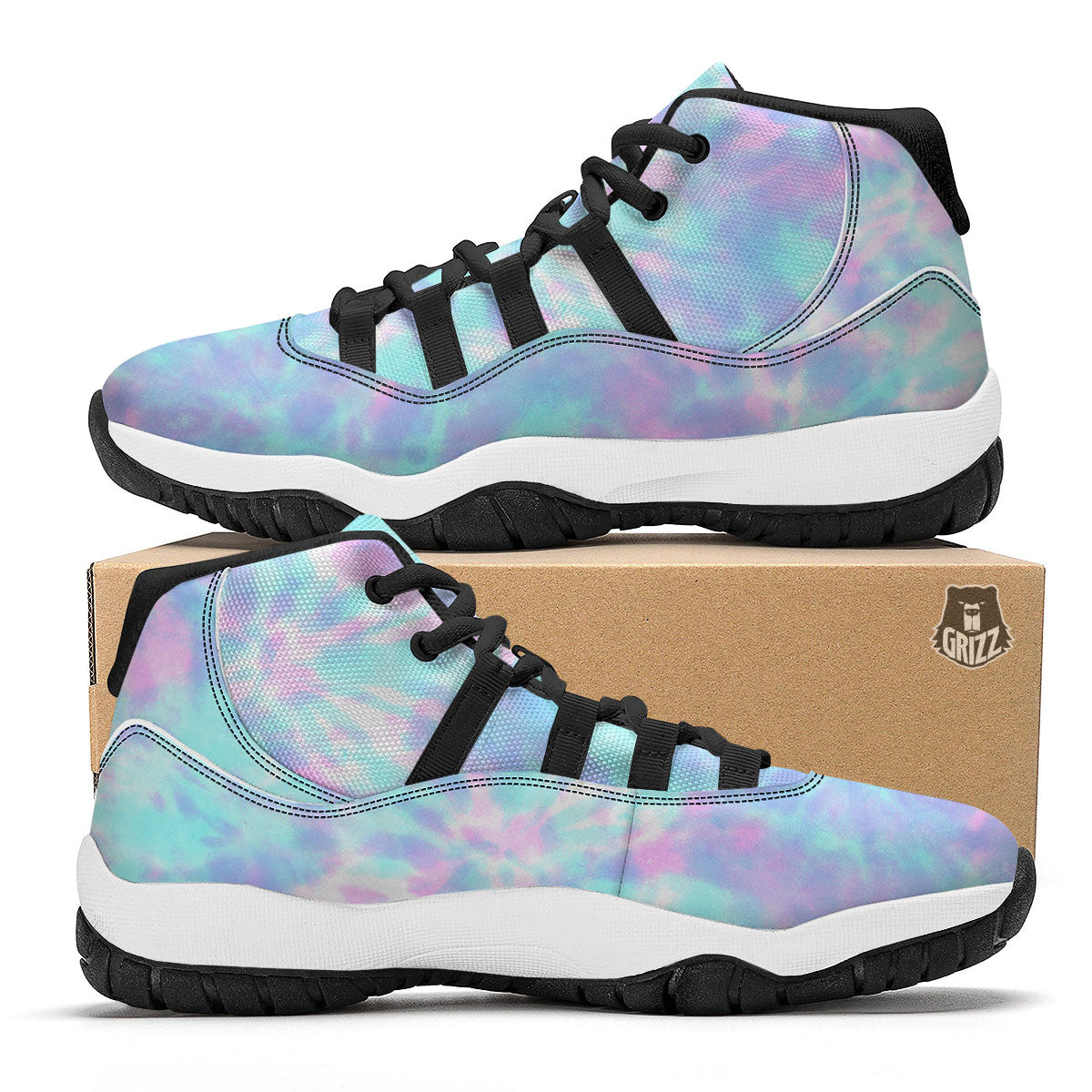 Watermelon Cute Tropical Print Pattern Black Bball Shoes-grizzshop