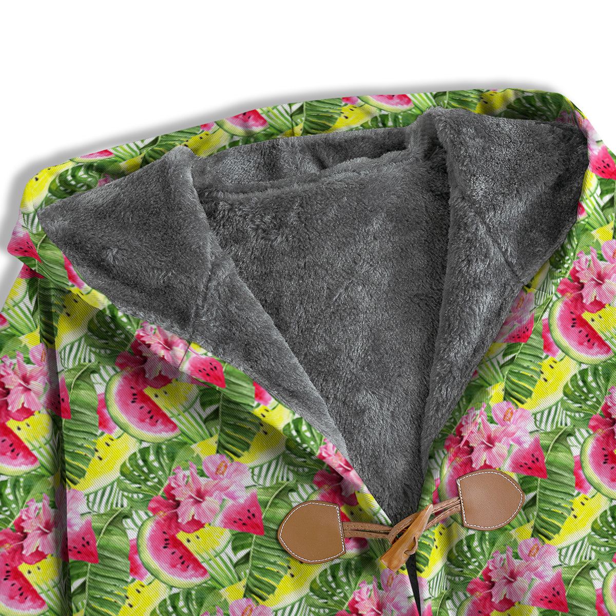 Watermelon Cute Tropical Print Pattern Men's Windbreaker Jacket-grizzshop
