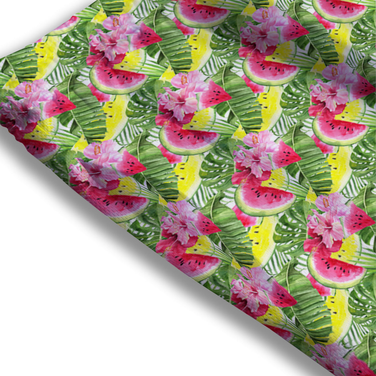 Watermelon Cute Tropical Print Pattern Mesh Shorts-grizzshop