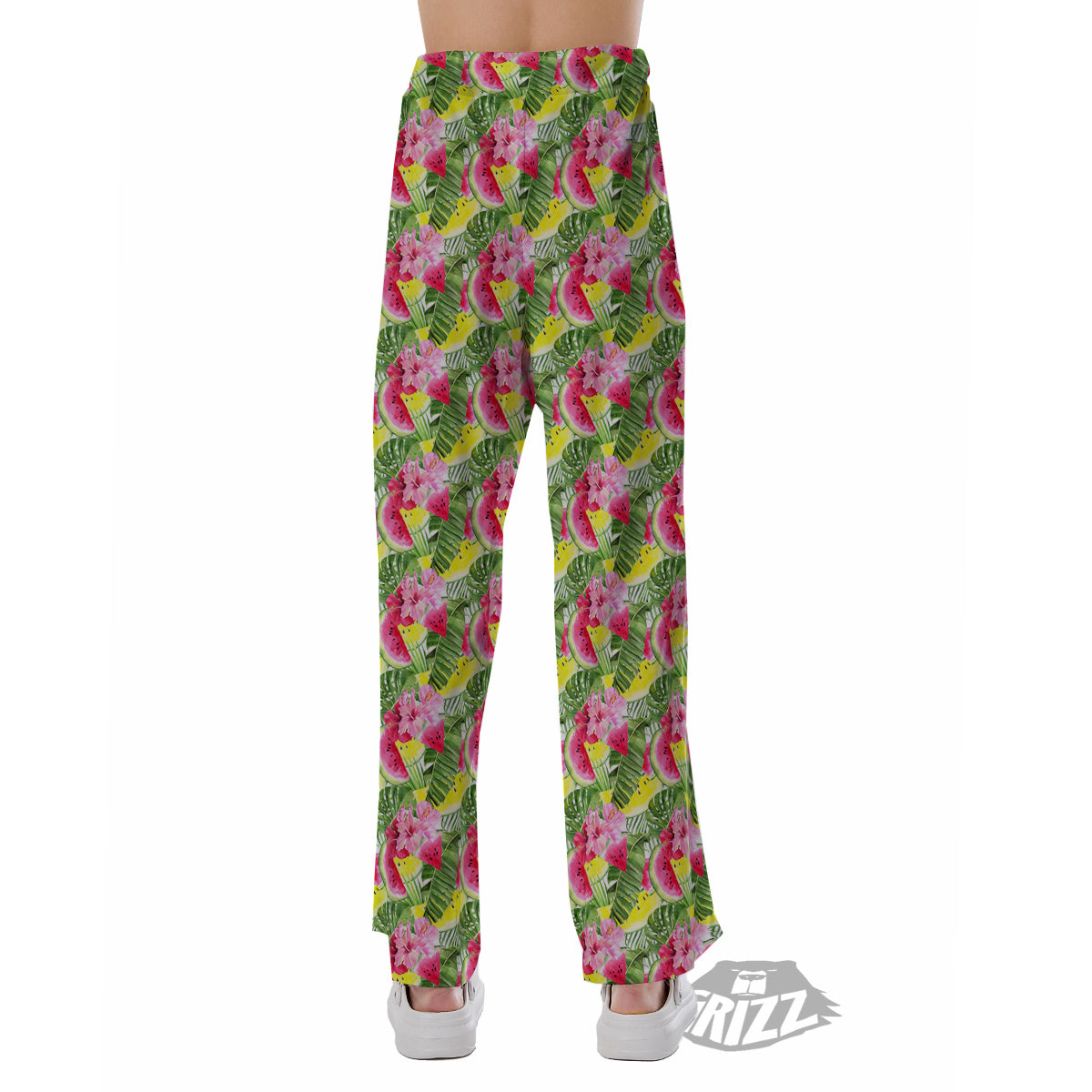 Watermelon Cute Tropical Print Pattern Pajama Pants-grizzshop