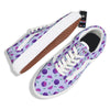 Watermelon Fancy Purple Print Pattern Skate Shoes-grizzshop