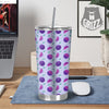 Watermelon Fancy Purple Print Pattern Tumbler-grizzshop