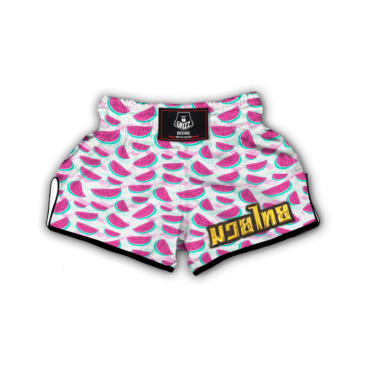 Watermelon Flat Style Muay Thai Boxing Shorts-grizzshop