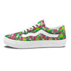 Watermelon Fruit Slice Geometric Print Skate Shoes-grizzshop