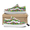 Watermelon Fruit Slice Geometric Print Skate Shoes-grizzshop