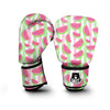 Watermelon Piece Stripe Green Pink Pattern Print Boxing Gloves-grizzshop