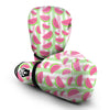 Watermelon Piece Stripe Green Pink Pattern Print Boxing Gloves-grizzshop