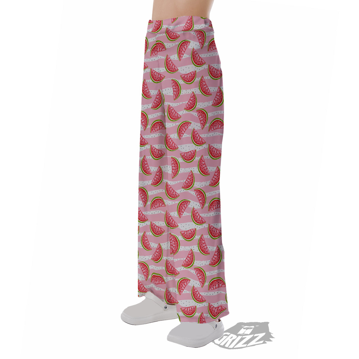 Watermelon Pieces Cute Print Pattern Pajama Pants-grizzshop