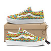 Watermelon Pieces Yellow Print Pattern Skate Shoes-grizzshop