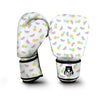 Watermelon Pineapple Piece White Pattern Print Boxing Gloves-grizzshop