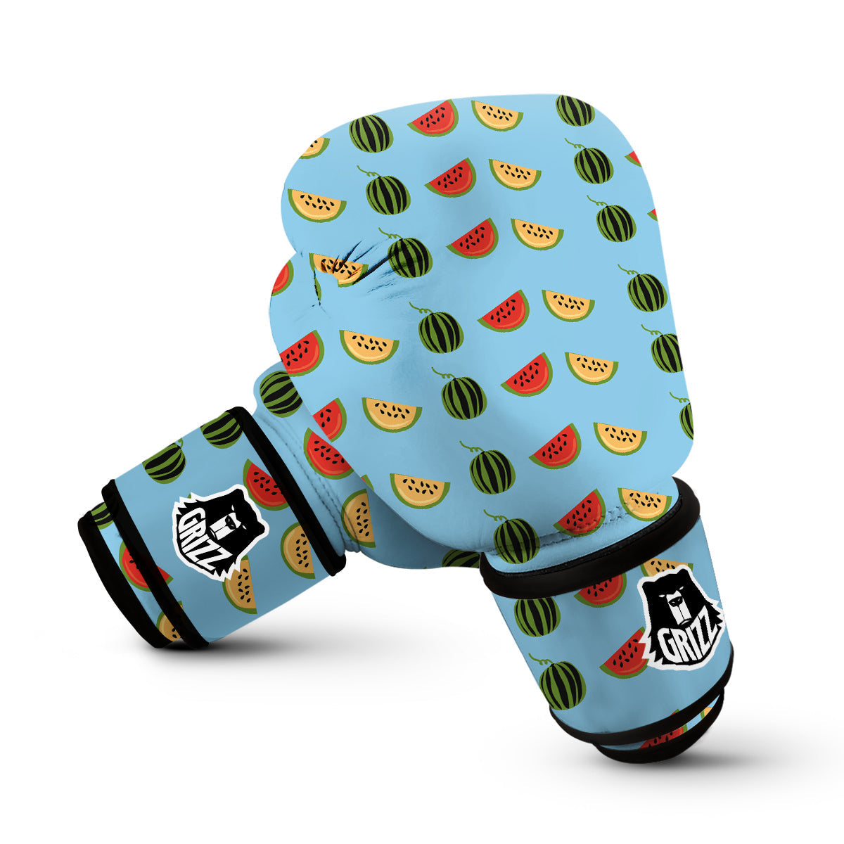 Watermelon Print Boxing Gloves-grizzshop