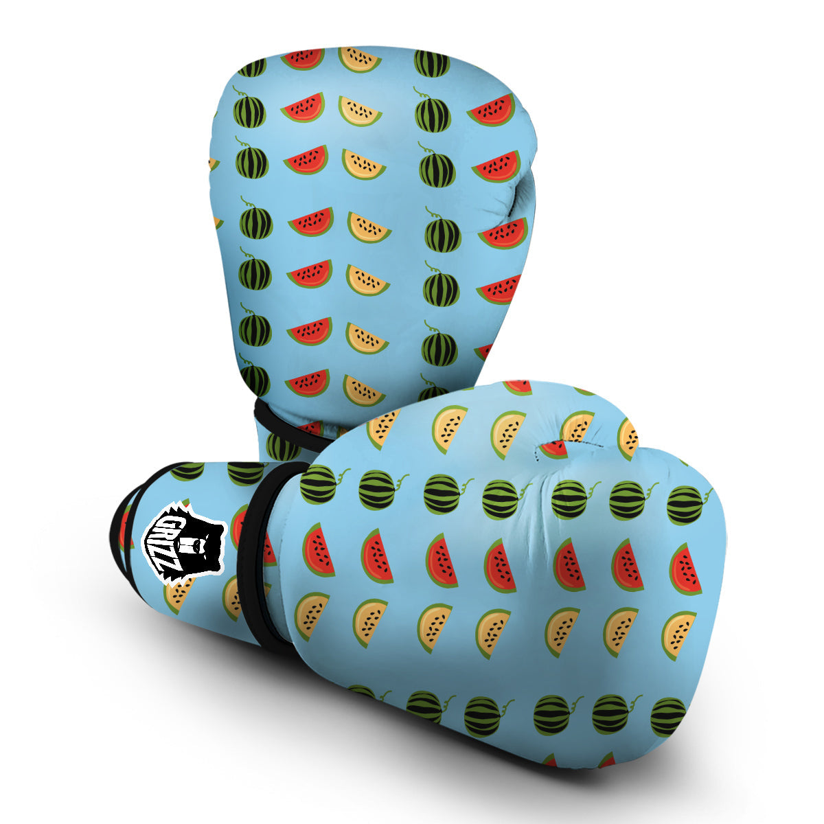 Watermelon Print Boxing Gloves-grizzshop