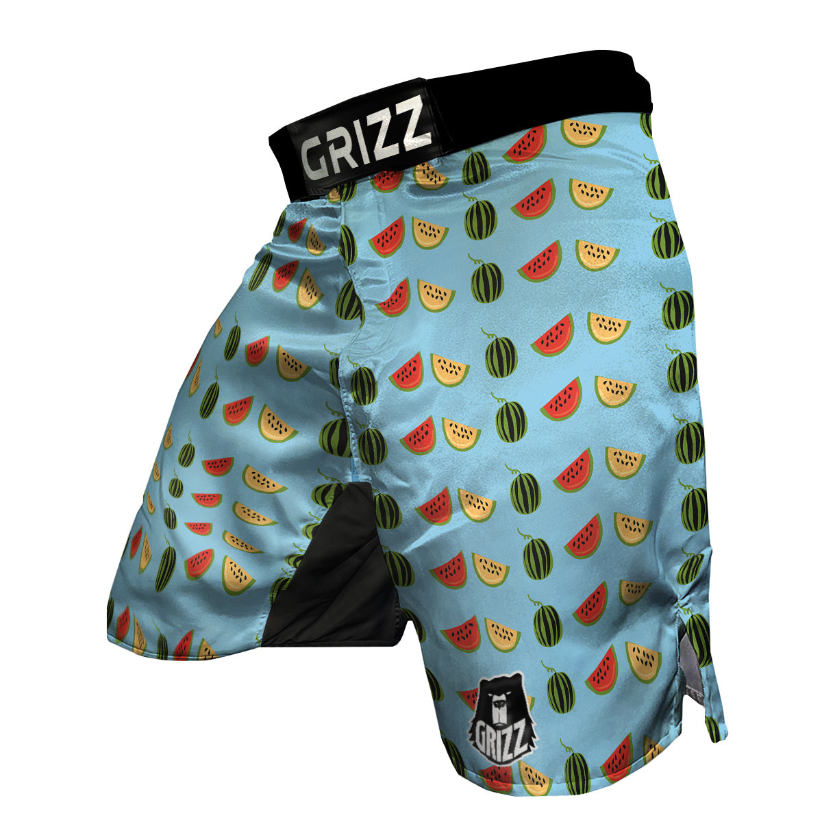 Watermelon Print MMA Shorts-grizzshop