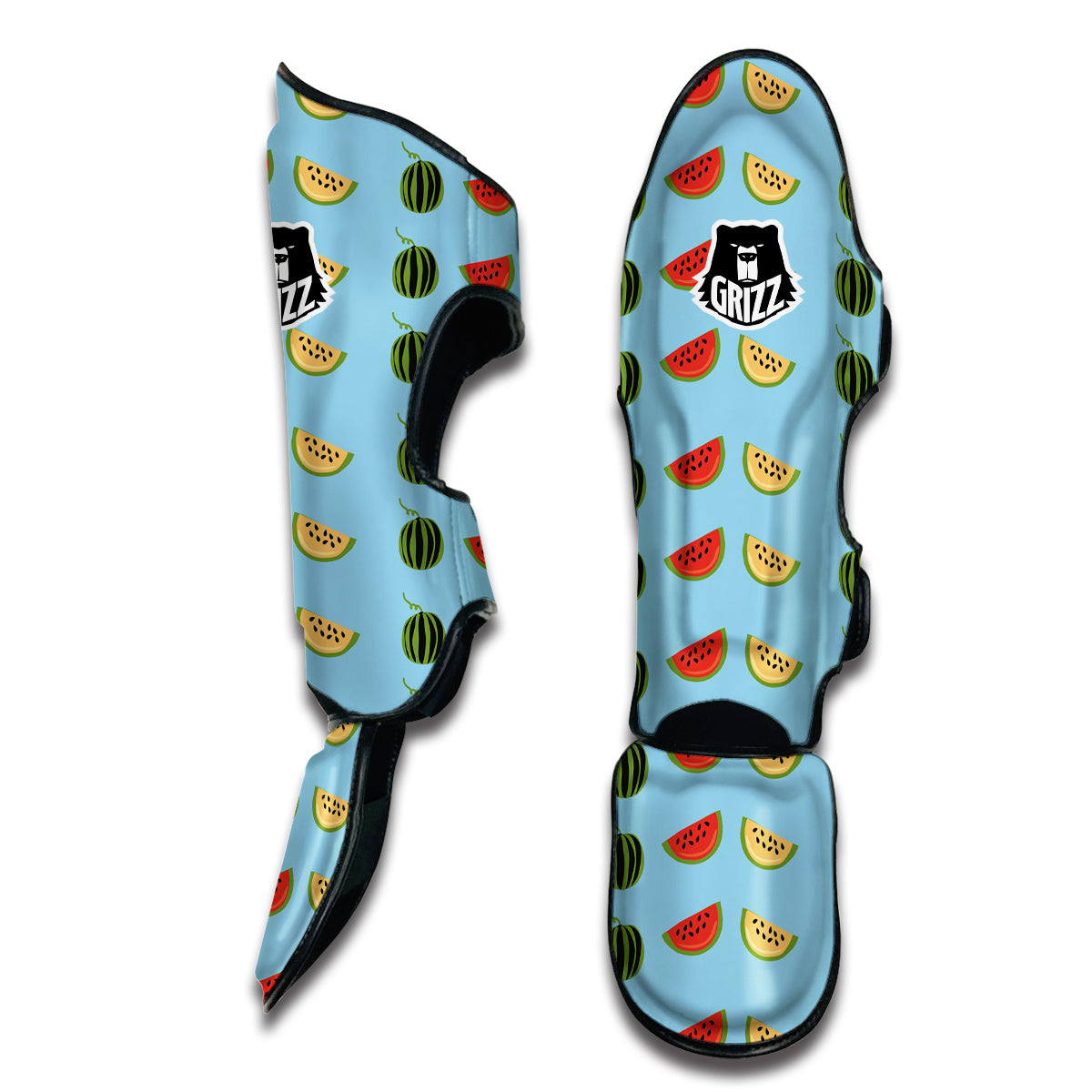 Watermelon Print Muay Thai Shin Guards-grizzshop