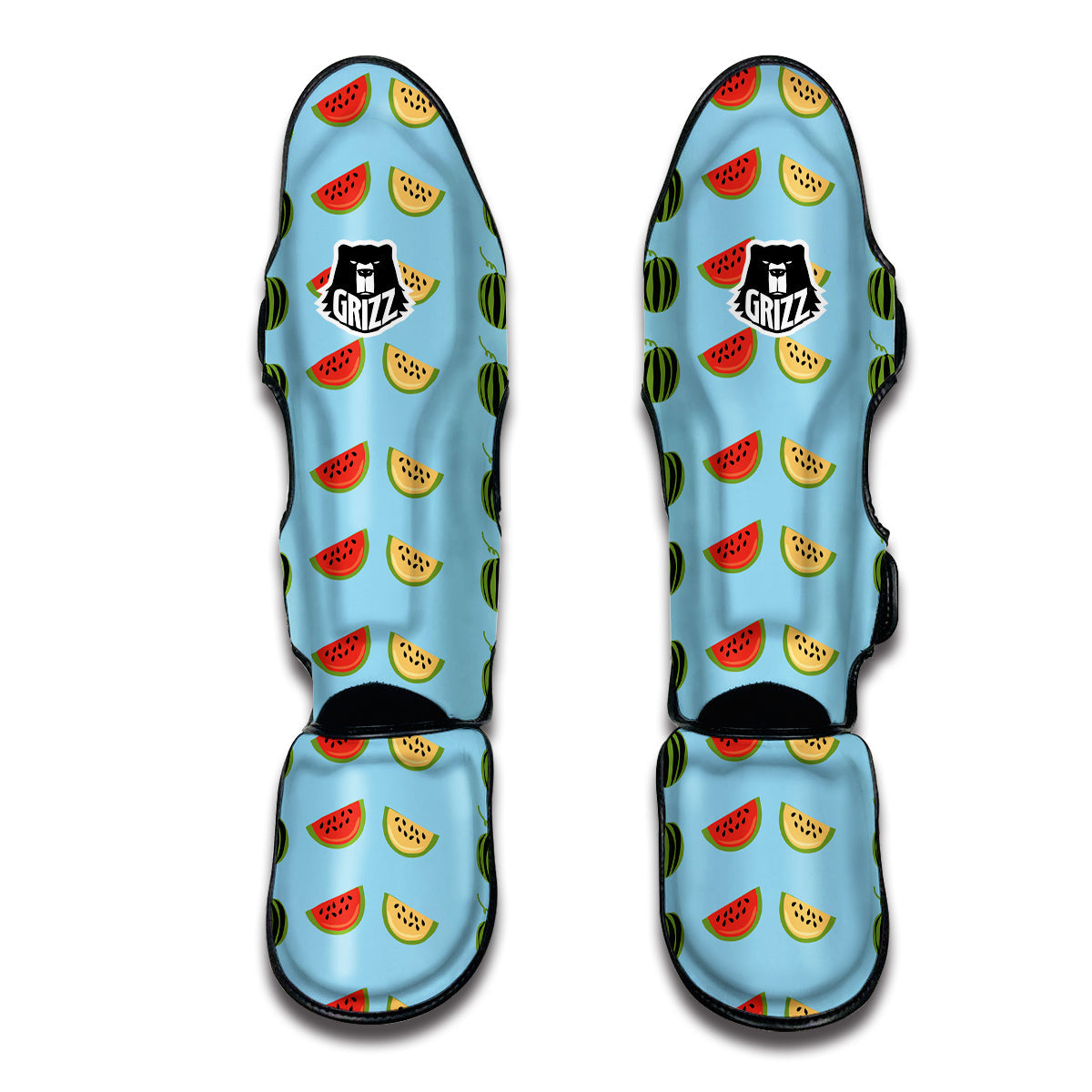 Watermelon Print Muay Thai Shin Guards-grizzshop