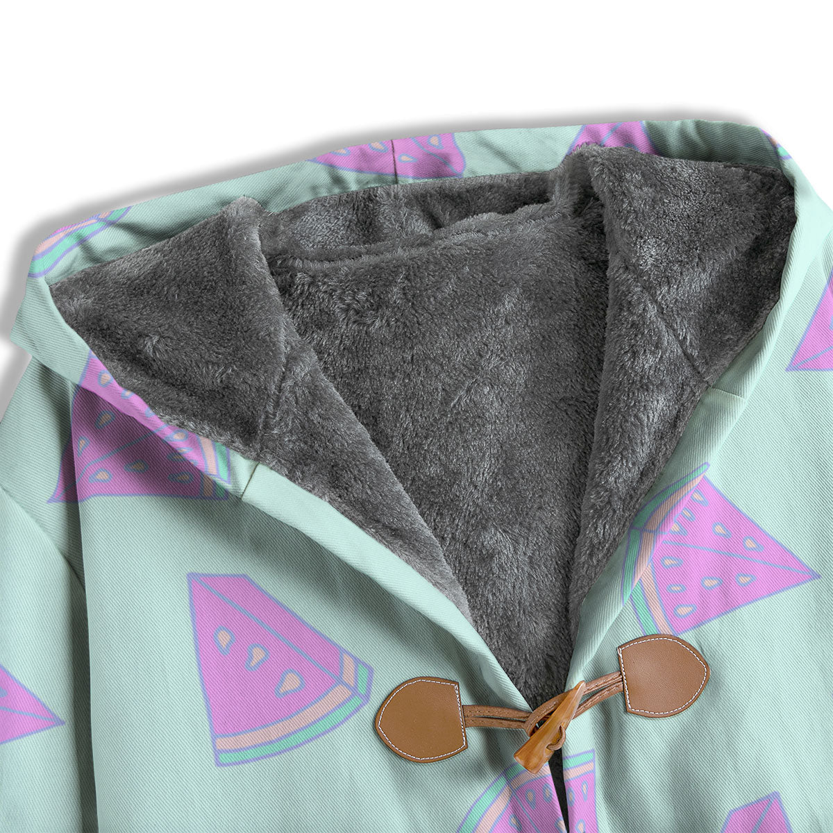 Watermelon Purple Tropical Print Pattern Men's Windbreaker Jacket-grizzshop