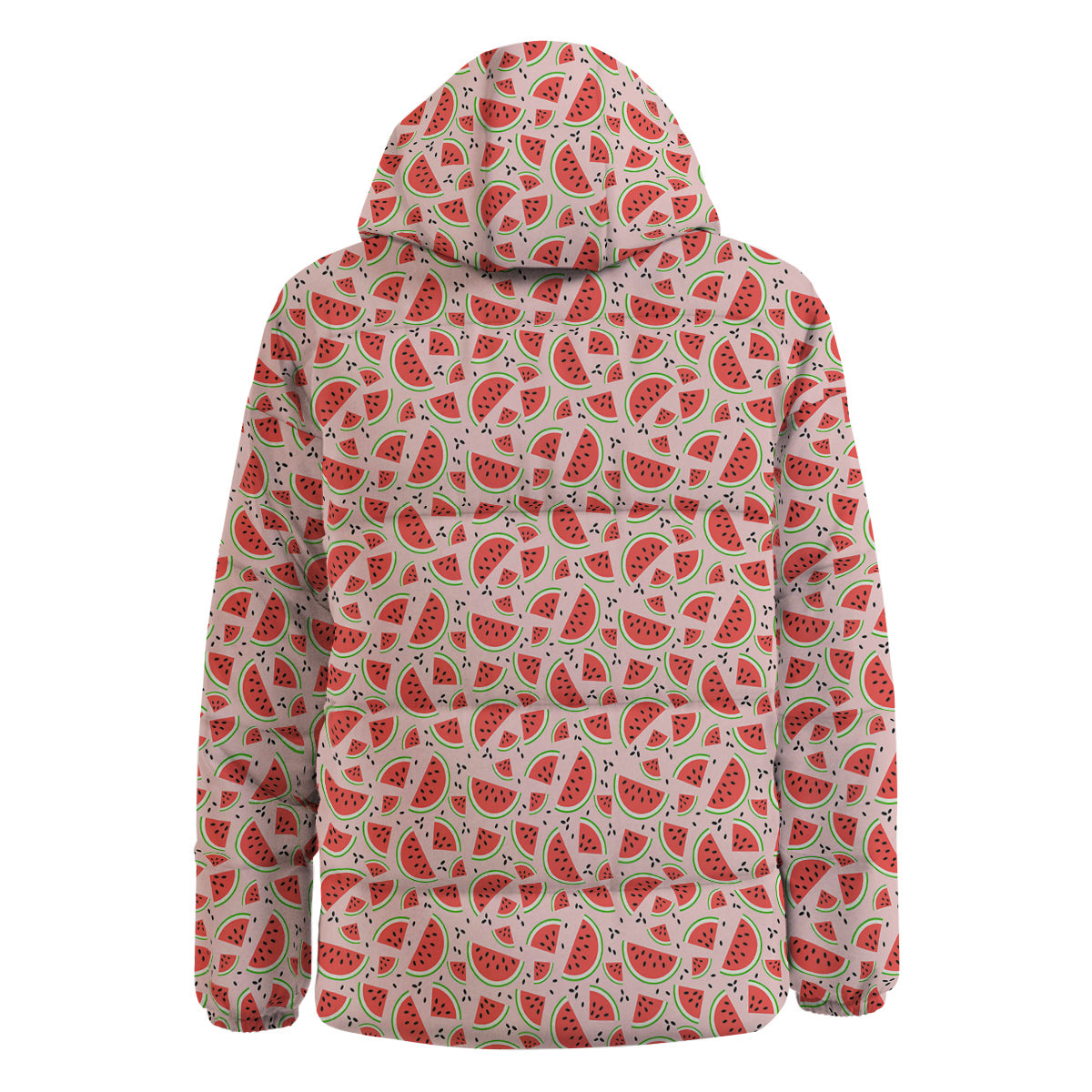 Watermelon Slices Cute Print Pattern Down Jacket-grizzshop