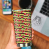 Watermelon Striped Green Print Pattern Tumbler-grizzshop