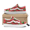 Watermelon Summer Fruits Print Pattern Skate Shoes-grizzshop