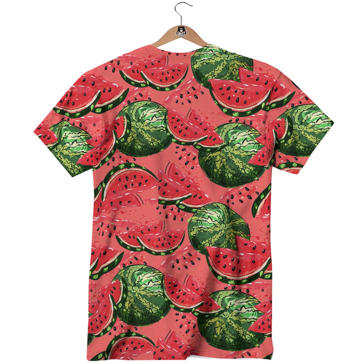 Watermelon Summer Fruits Print Pattern T-Shirt-grizzshop