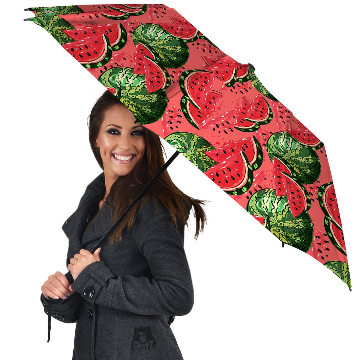 Watermelon Summer Fruits Print Pattern Umbrella-grizzshop