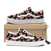 Watermelon Watercolor Print Pattern Skate Shoes-grizzshop