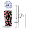 Watermelon Watercolor Print Pattern Tumbler-grizzshop