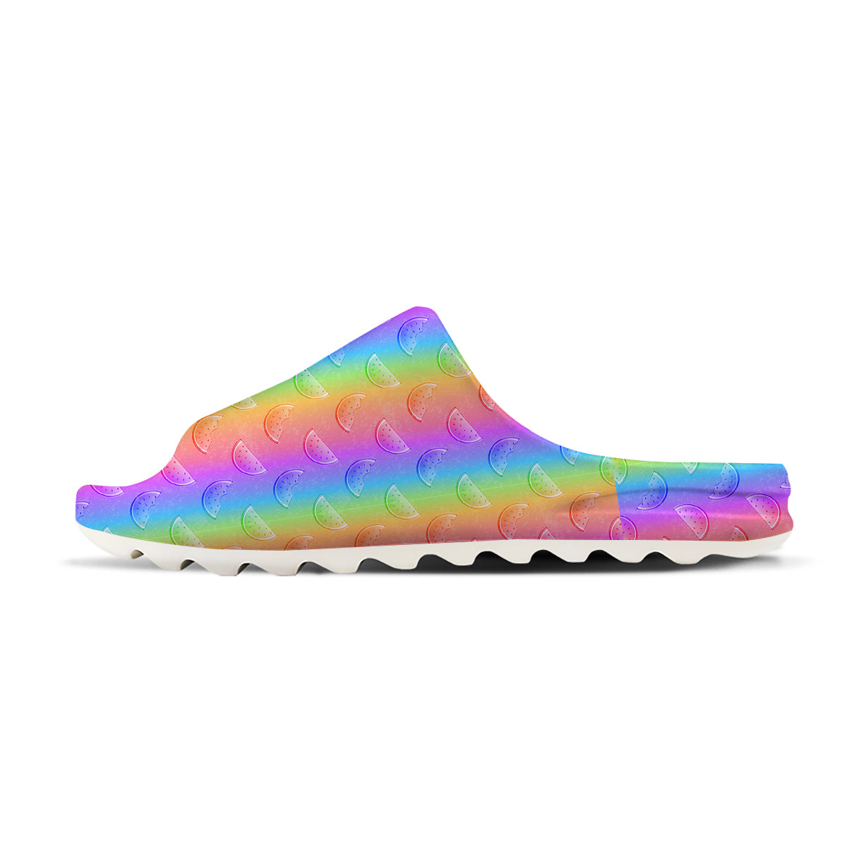 Watermelon Colorful Print Pattern Sandals-grizzshop