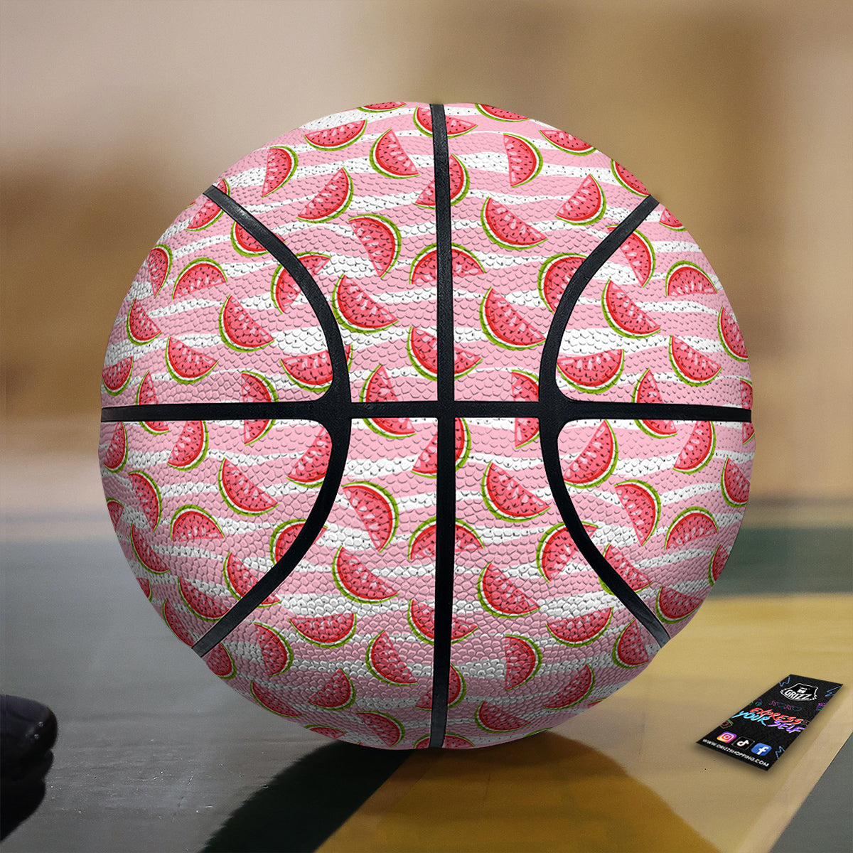 Western Damask Ornamental Print Basketball