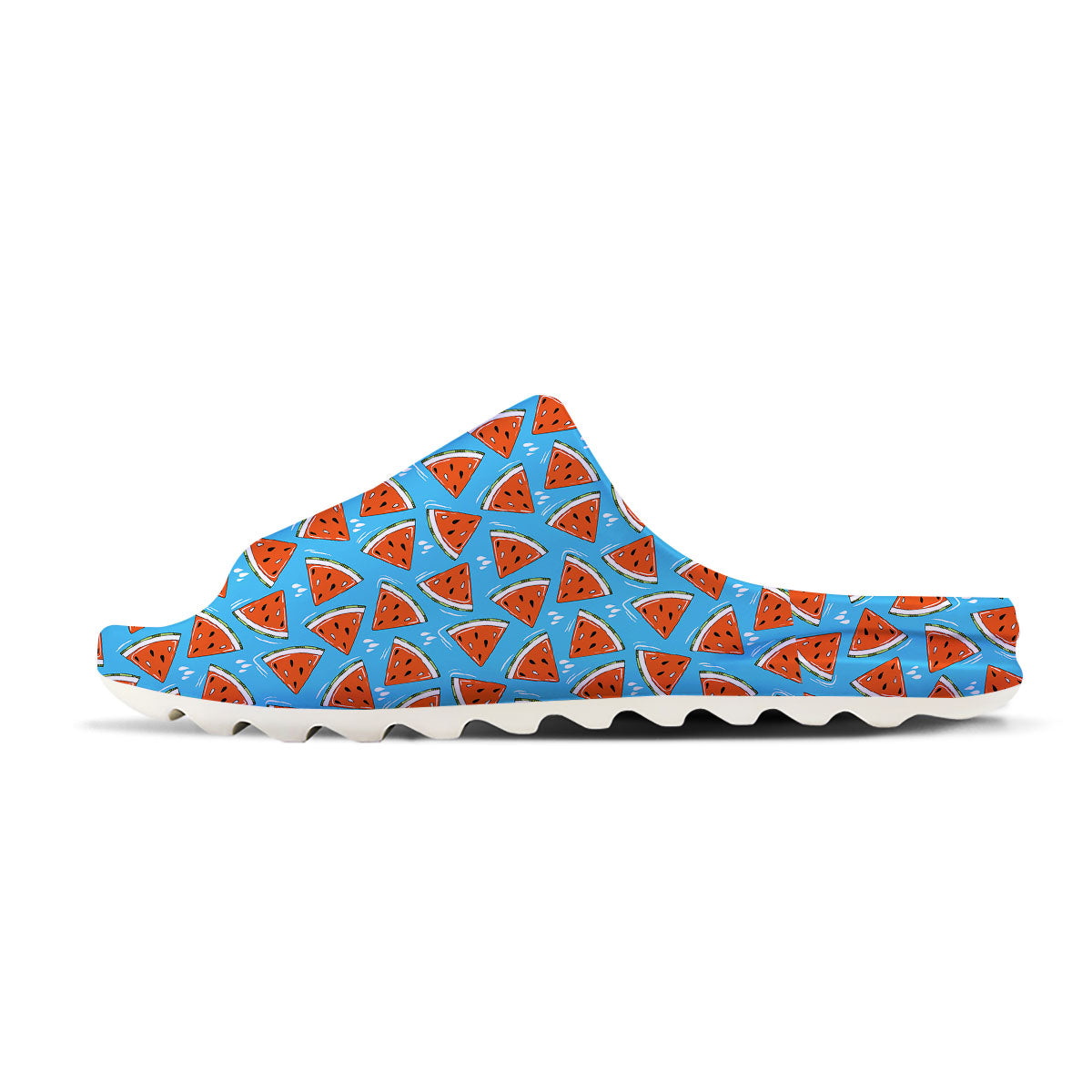Watermelon Summer Blue Print Pattern Sandals-grizzshop