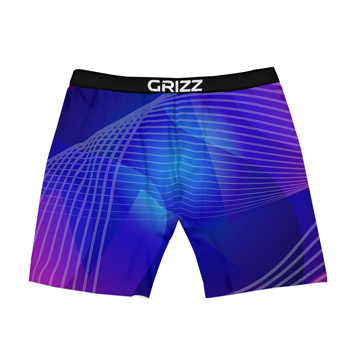 Wave EDM Print Boxer Briefs-grizzshop