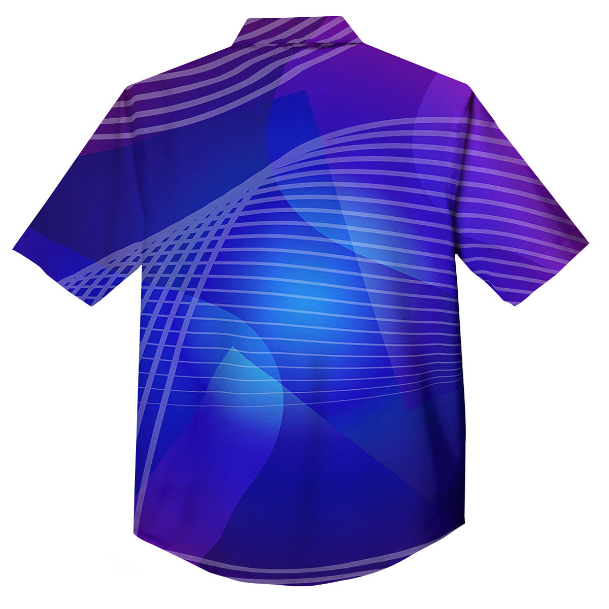 Wave EDM Print Button Up Shirt-grizzshop