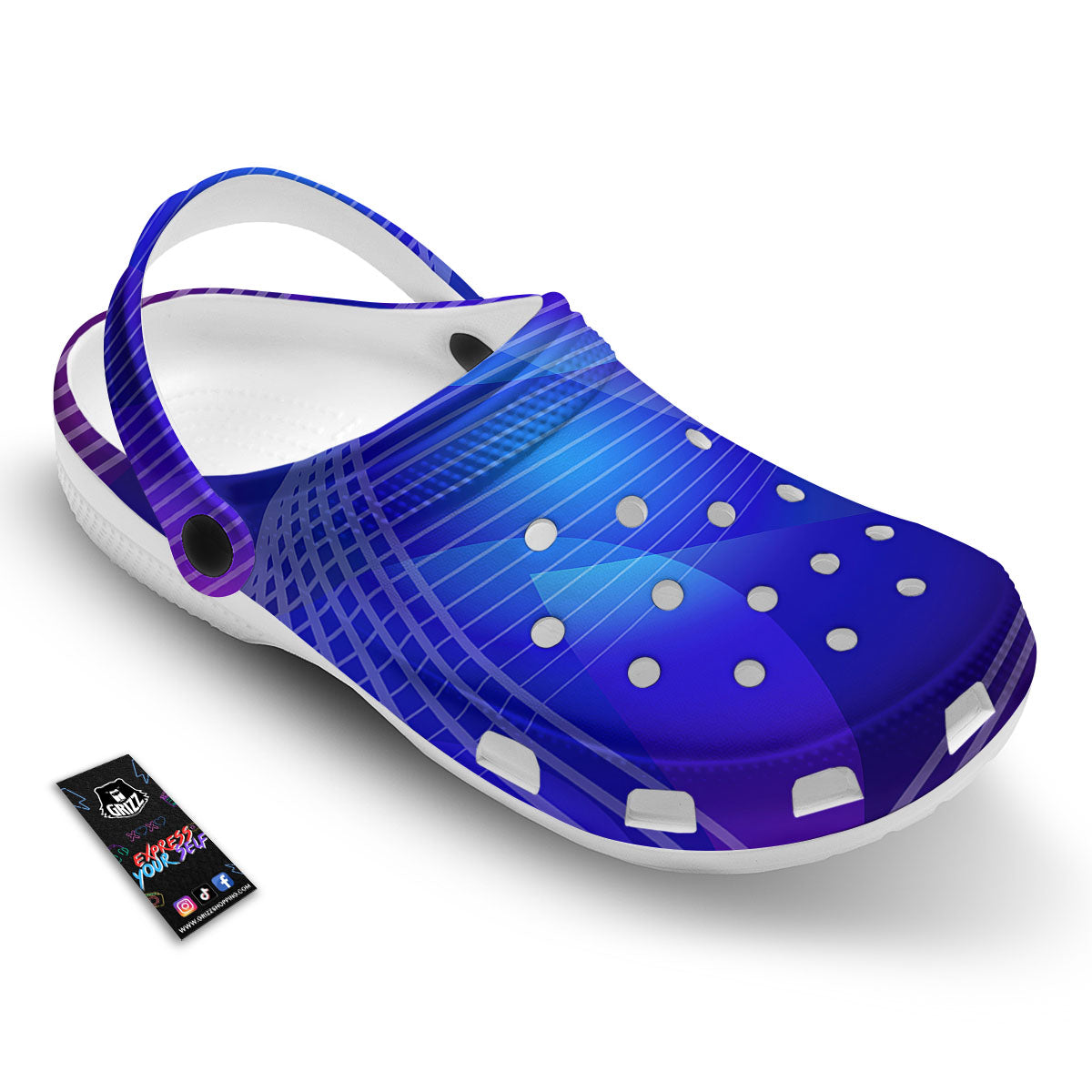Wave EDM Print Clog-grizzshop