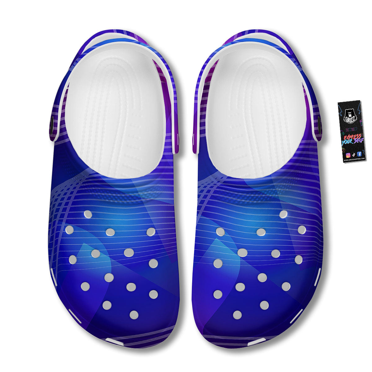 Wave EDM Print Clog-grizzshop