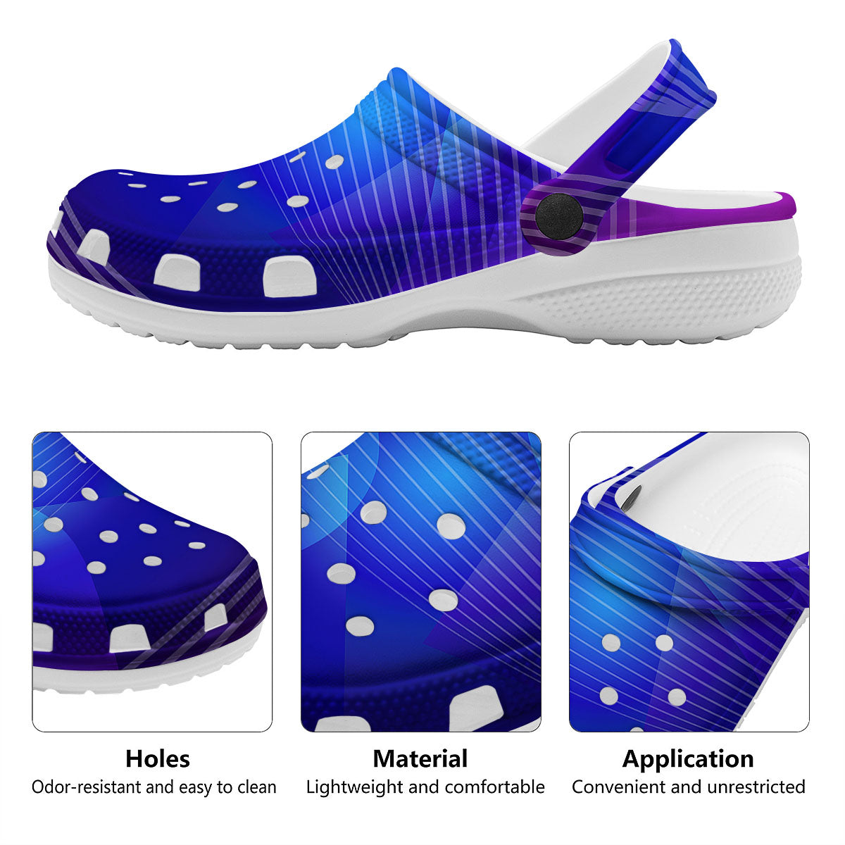 Wave EDM Print Clog-grizzshop