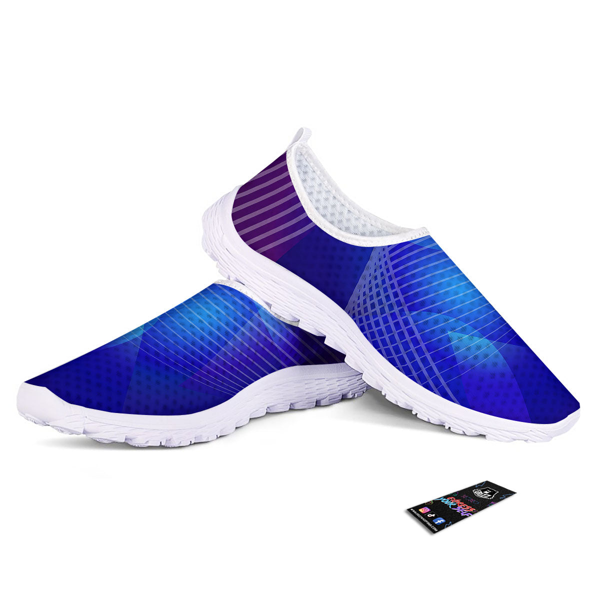 Wave EDM Print Nurse Shoes-grizzshop