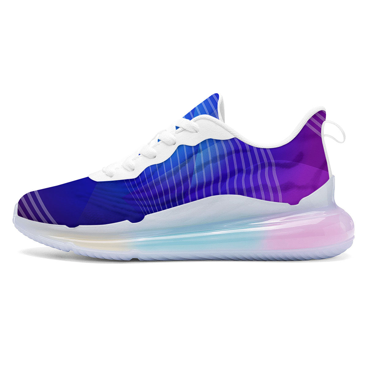 Wave EDM Print Running Sneakers-grizzshop