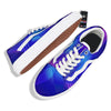 Wave EDM Print Skate Shoes-grizzshop