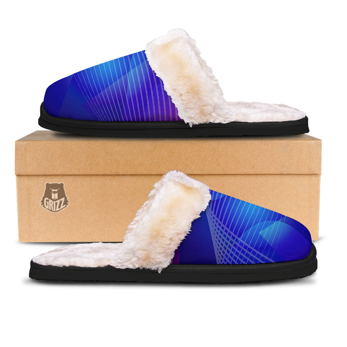 Wave EDM Print Slippers-grizzshop