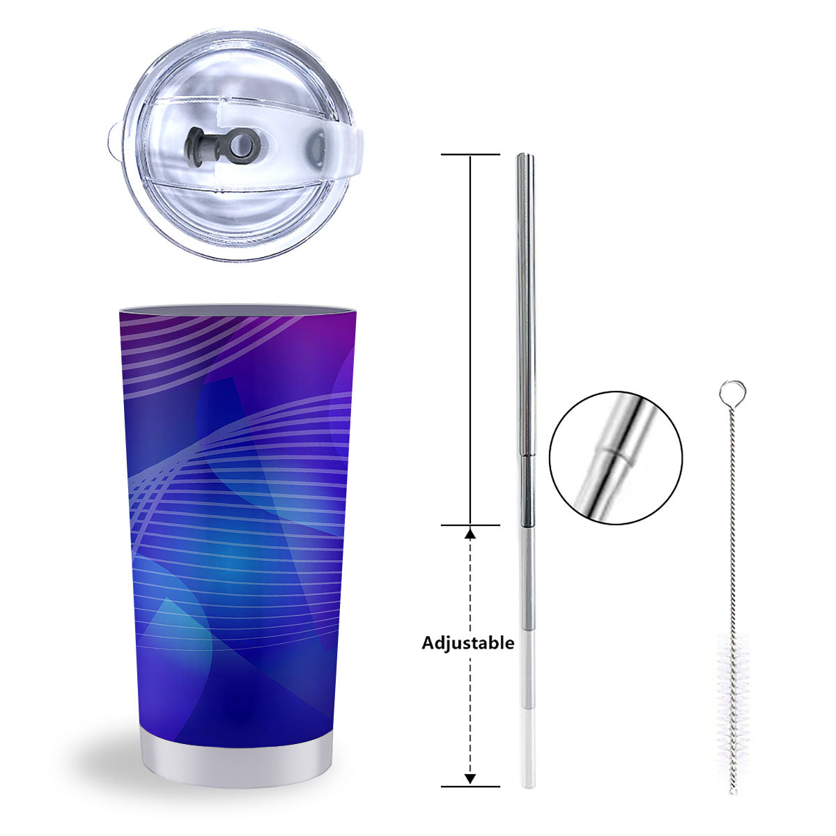 Wave EDM Print Tumbler-grizzshop