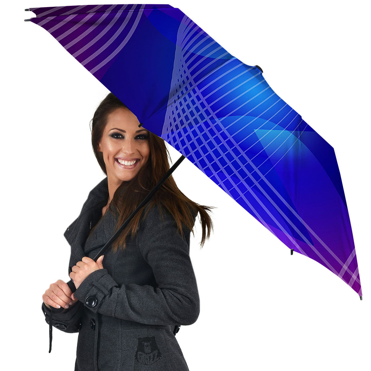 Wave EDM Print Umbrella-grizzshop
