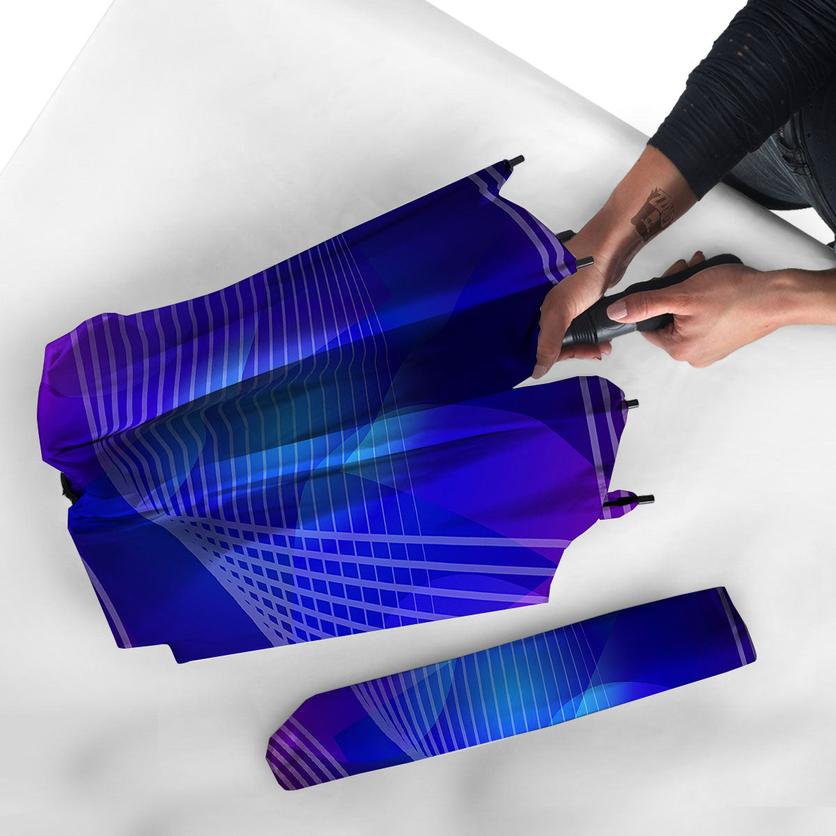 Wave EDM Print Umbrella-grizzshop