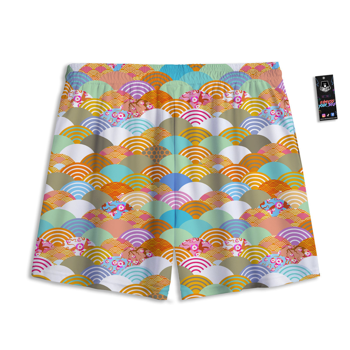 Watermelon Cute Tropical Print Pattern Mesh Shorts