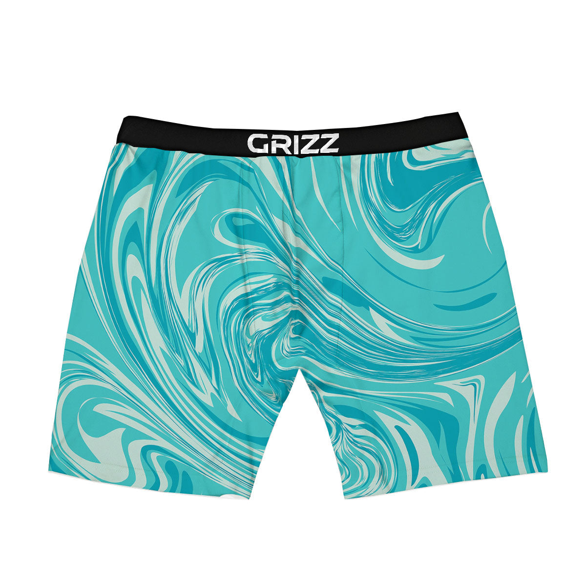Wave Psychedelic Print Pattern Boxer Briefs-grizzshop