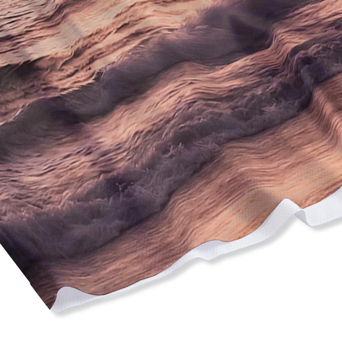 Wave Sunrise Print Mesh Shorts