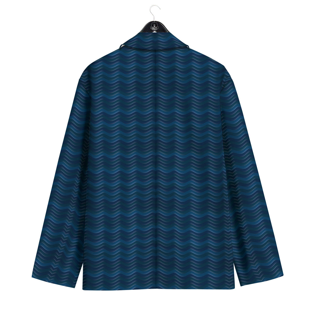 Wave Surfing Deep Sea Print Pattern Men's Sport Coat-grizzshop