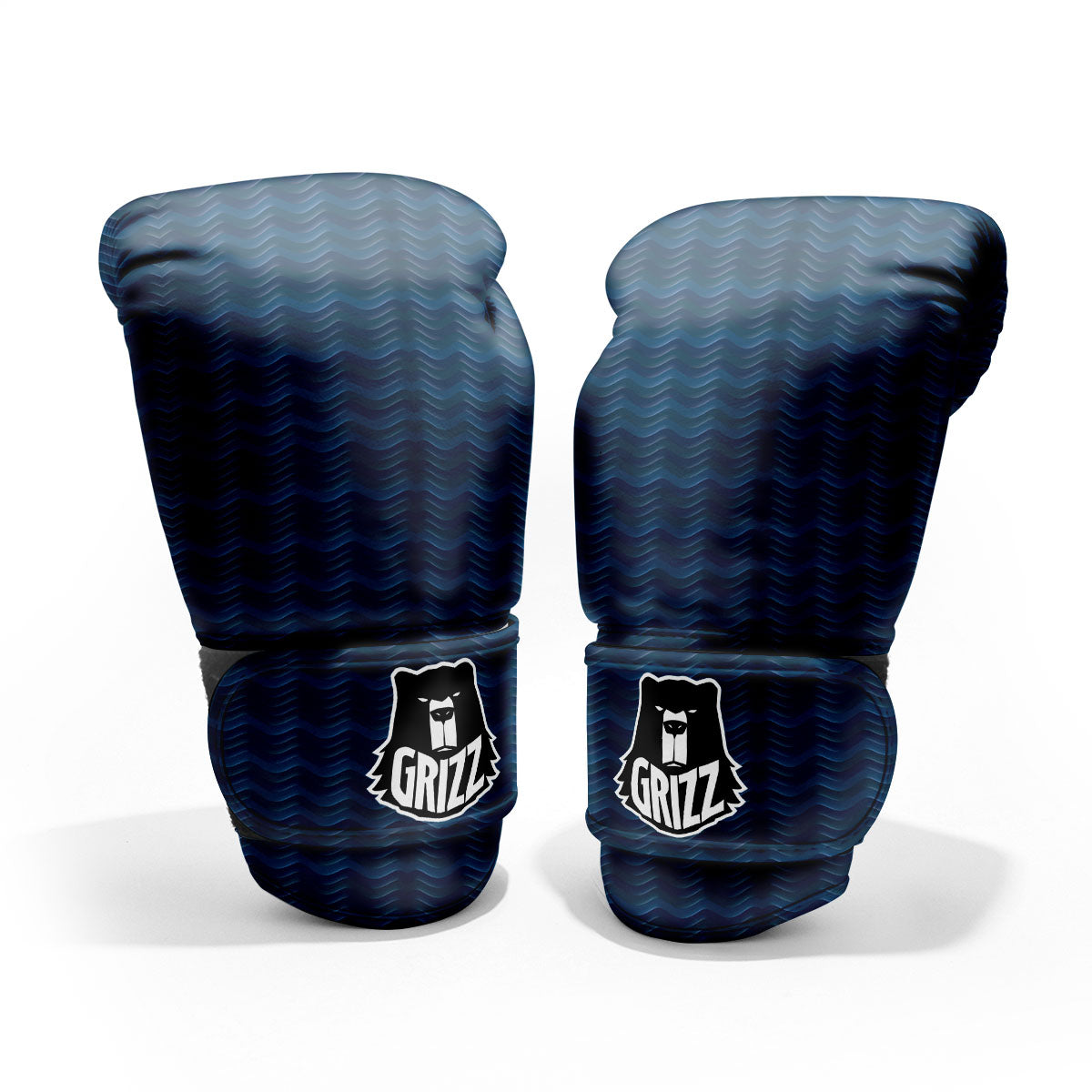 Wave Surfing Deep Sea Print Pattern Pro Boxing Glove