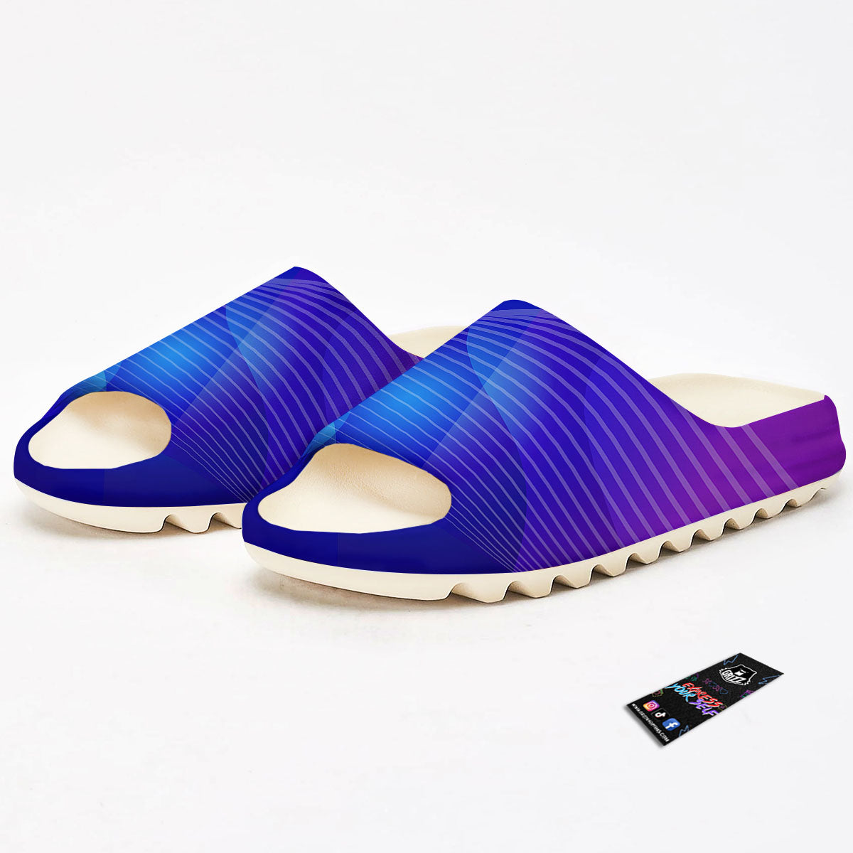 Wave EDM Print Sandals-grizzshop