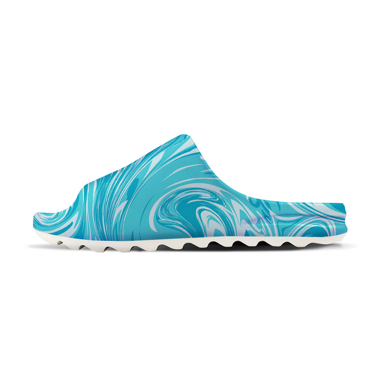 Wave Psychedelic Print Pattern Sandals-grizzshop